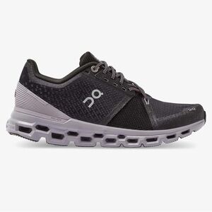 On Women's Cloudstratus | Size 5.5 | Color black & lilac